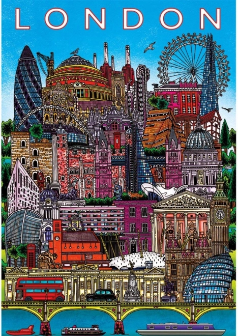 Puzzle Gibsons Vue sur Londres 500 pièces