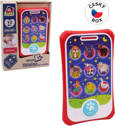 Téléphone mobile pour enfants avec animaux
