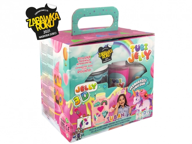 Kit créatif Tuban Tubi Jelly avec aquarium Licorne