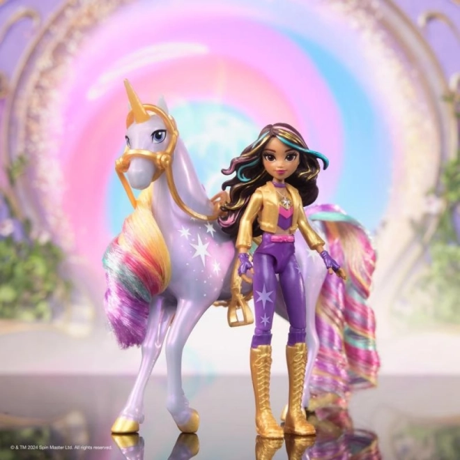 Figurines de l'académie des licornes 11 cm sophia et wildstar
