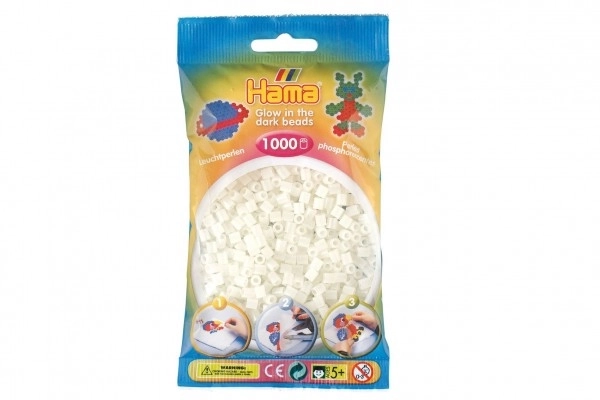 Perles à repasser Hama MIDI lumineuses dans le noir 1000 pcs en sachet