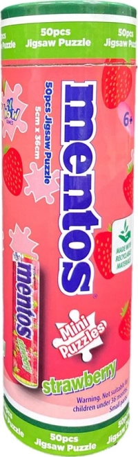 Puzzle MENTOS fraise 50 pièces