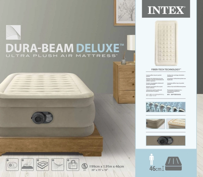 Matelas gonflable avec pompe intégrée Dura-Beam Twin