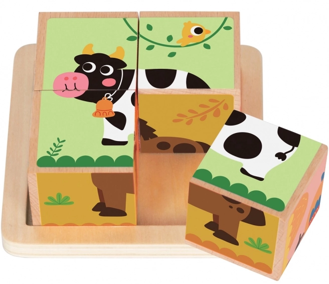 2Kids Toys Blocs en Bois Ferme 2