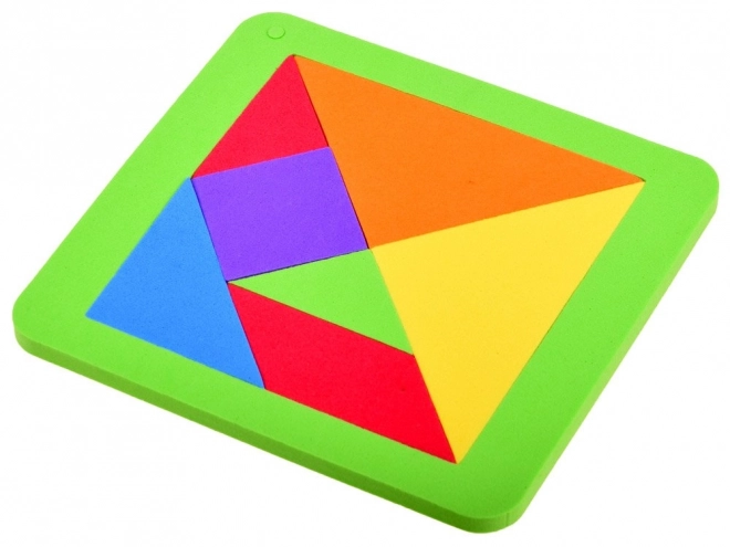 Tangram coloré en mousse douce