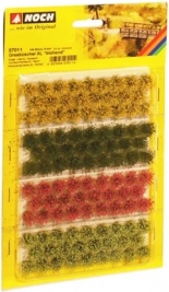 Touffes d’herbe fleuries XL set de 104 pcs
