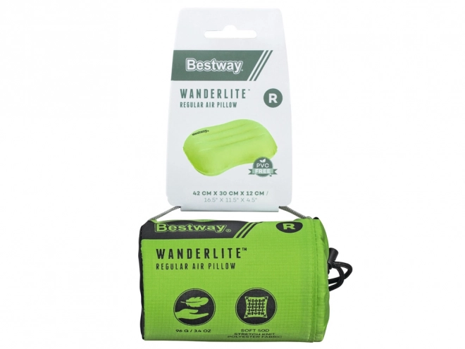 Coussin de voyage gonflable Bestway WanderLite vert
