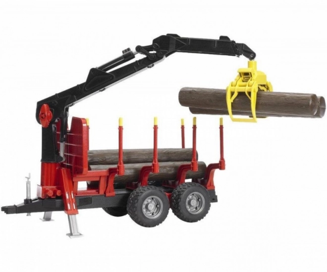 Transporteur de bois Bruder avec bras de chargement