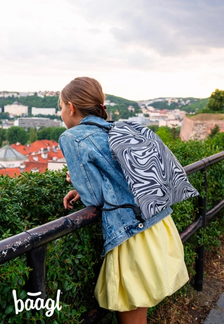 Sac à dos stylé avec motif psychédélique