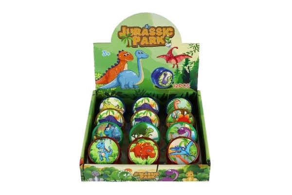 Jojo dinosaures lumineux plastique 6cm à piles mélange de types 12pcs en boîte