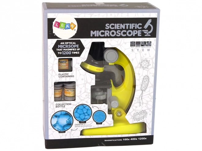 Microscope éducatif pour enfants jaune
