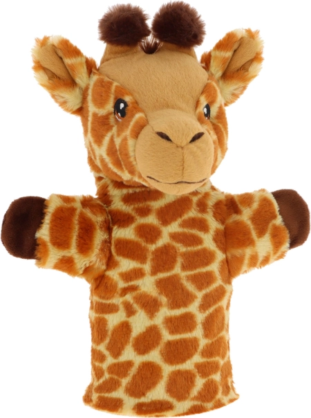 Keeleco marionnette à main en peluche girafe 27 cm