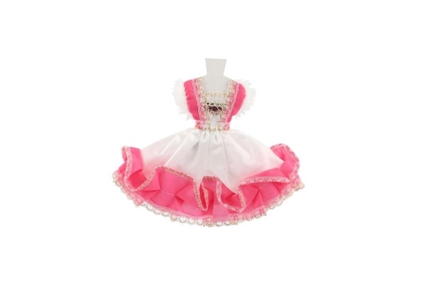 Robes/Vêtements courts pour poupées en sachet 22x30cm