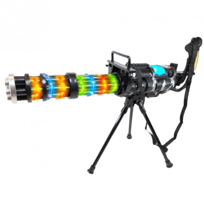 Fusil de sniper noir interactif avec lumières et vibrations