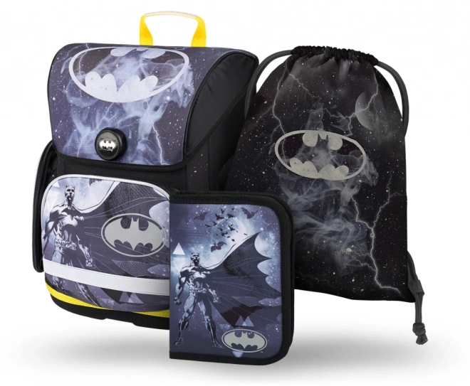 BAAGL 3 ENSEMBLE Ergo Batman Storm: cartable, trousse, sac