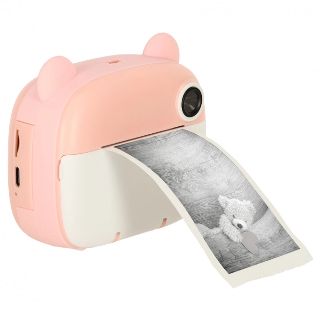 Appareil photo pour enfants ours rose