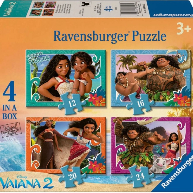Puzzle Ravensburger Vaiana 4 en 1