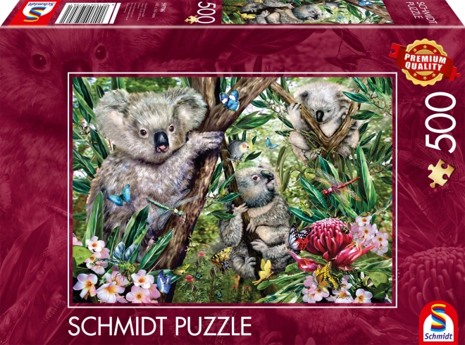 Puzzle Famille de Koalas 500 pièces