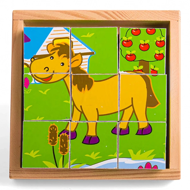 Blocs d'images puzzle Animaux