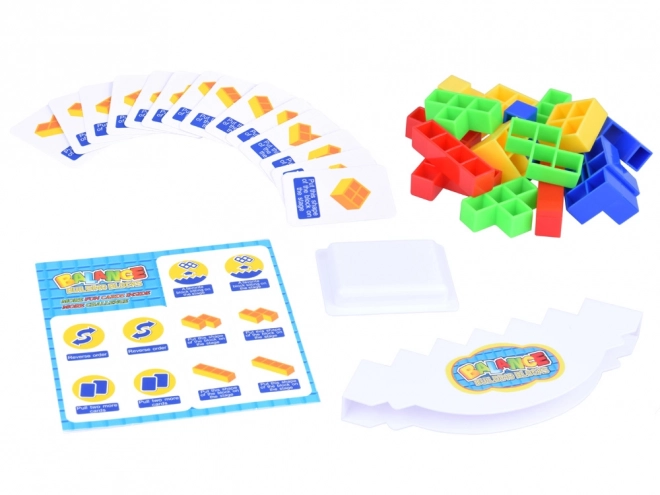 Kit de construction Tour d'équilibre Tetris 3D jeu