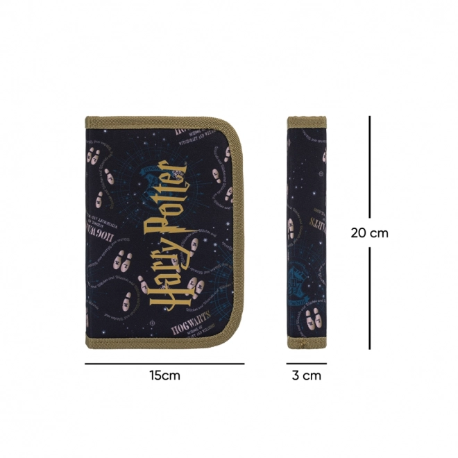 BAAGL Trousse scolaire classique deux rabats Harry Potter Carte du Maraudeur