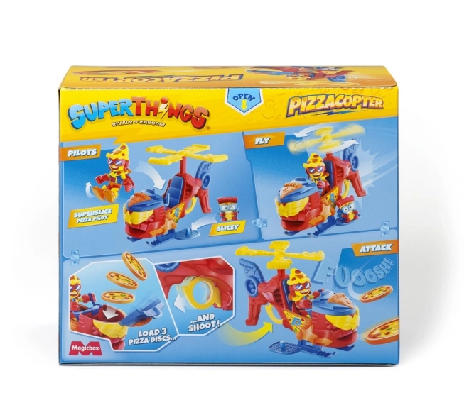 Pizzacoptère SuperThings avec lance-disques