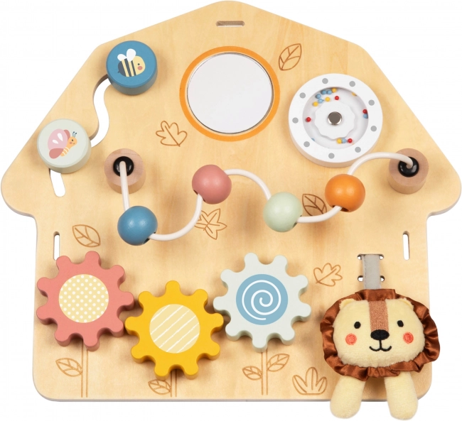 Tooky Toy Grande Table de Manipulation en Bois Maison - Centre d'Activités