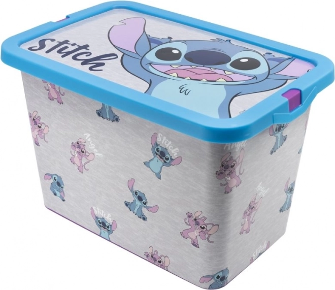 Boîte de rangement Stitch et Angel 7l