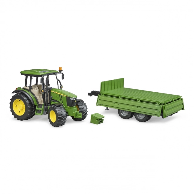 Bruder Tracteur John Deere avec remorque