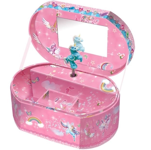 Boîte à musique ovale Pecoware - Licorne
