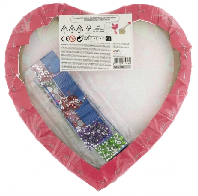Peinture diamant cœur