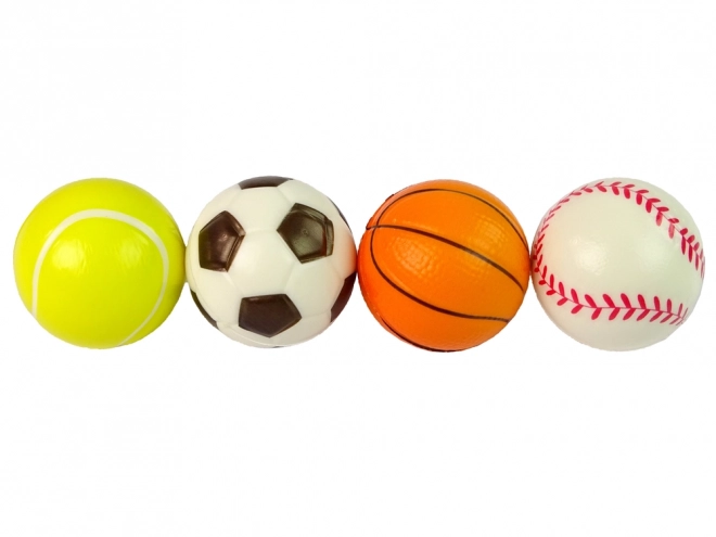 Ensemble de balles douces 4 pcs Sport Golf Tennis Football