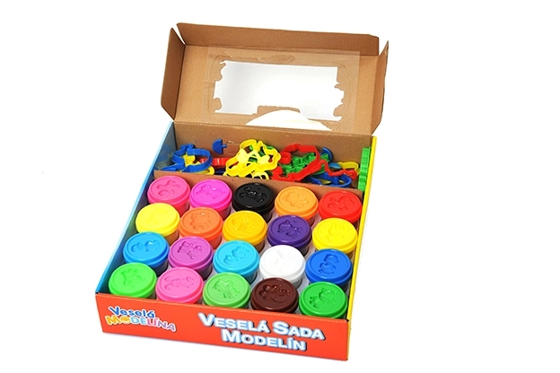 Grande boîte de pâte à modeler
