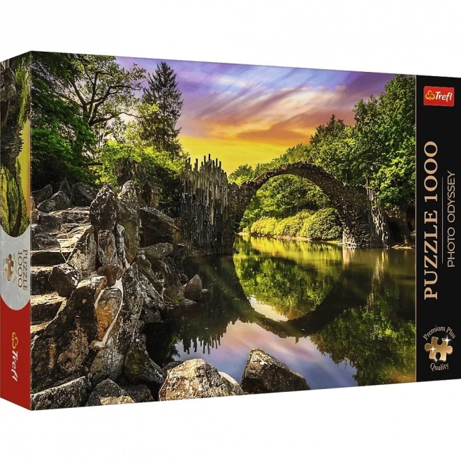 TREFL Puzzle Premium Plus Photo Odyssey: Rakotzův most v Kromlau 1000 pièces