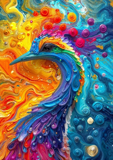 Enjoy puzzle Plumes de marbre 1000 pièces