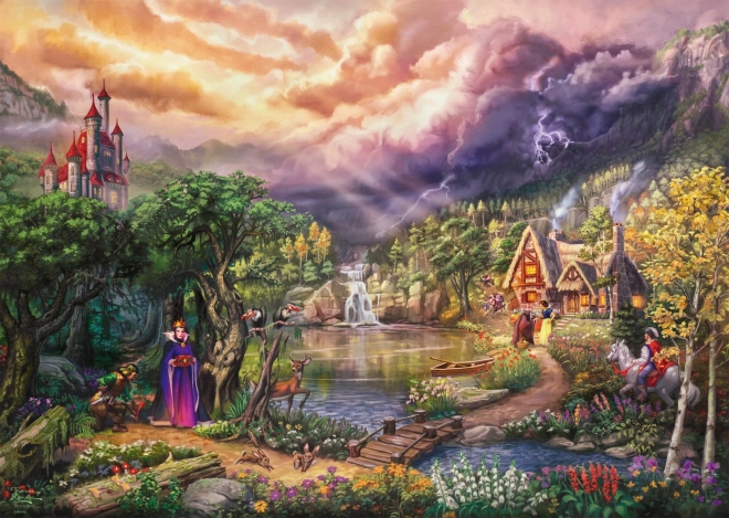 Puzzle SCHMIDT Disney : Blanche-Neige et La Reine 1000 pièces