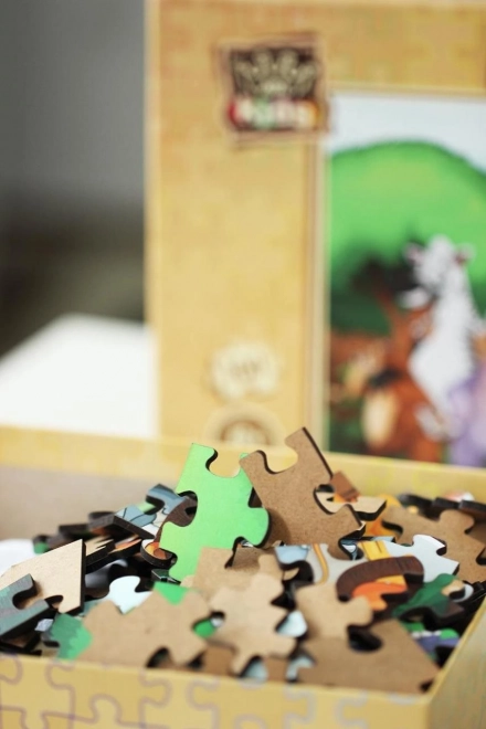 Puzzle en bois pingouins mignons 25 pièces