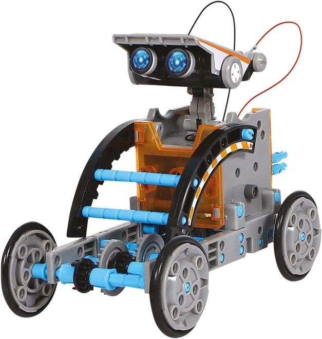 Kit de véhicules solaires 12 en 1 orange – Bleu