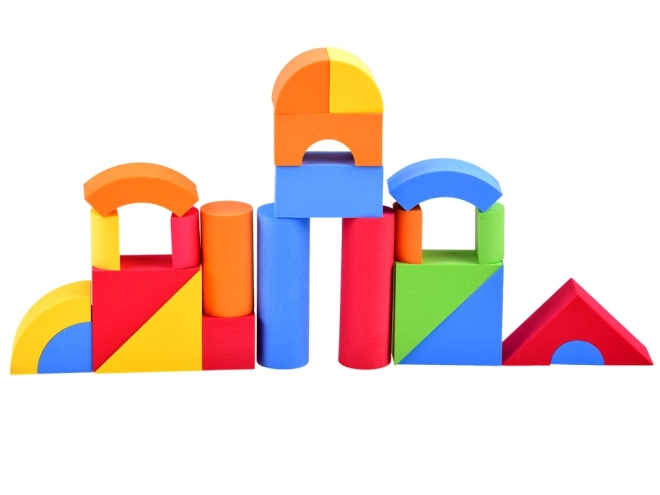 Blocs en mousse colorés 80 pièces