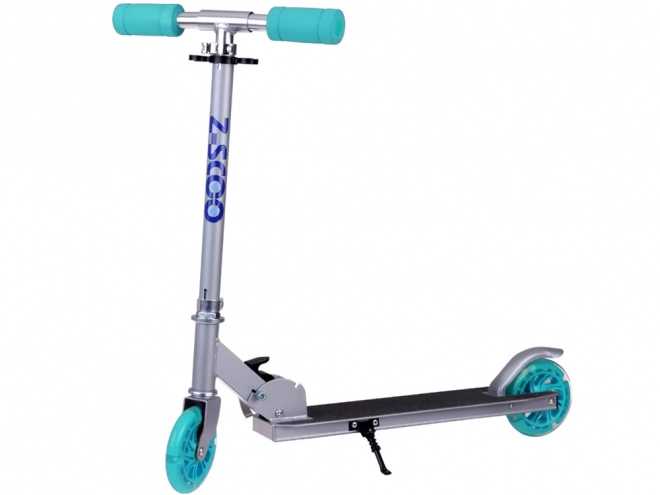 Trottinette enfant pliable avec roues lumineuses – Turquoise