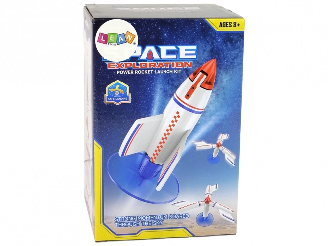 Lanceur de Fusée Volant Chargeur Blanc 21 cm