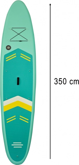 Paddleboard gonflable 350 cm avec accessoires et siège