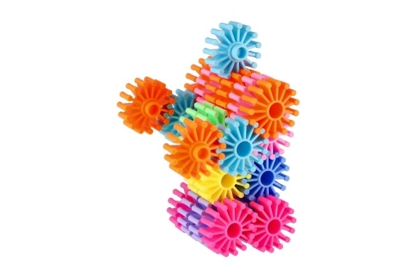 Jeu de construction coloré Rouages – 60 pcs