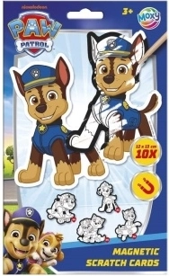 Images à gratter magnétiques Pat’ Patrouille – set de 10 magnets