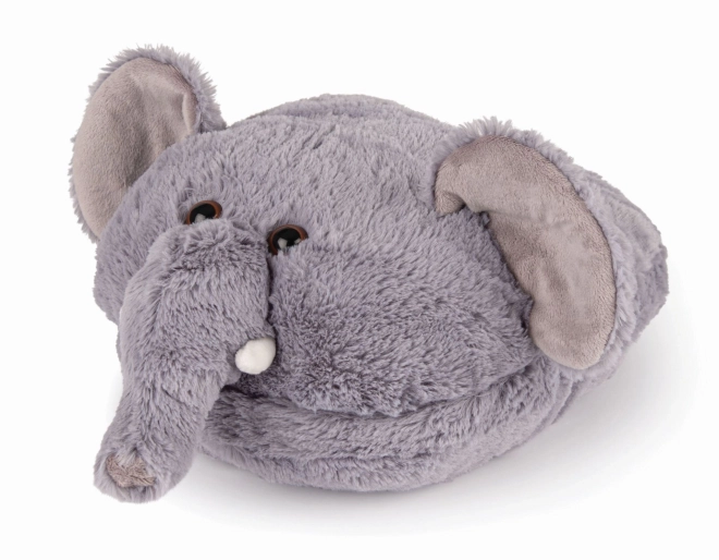 Pantoufle peluche chauffante Cozy Noxxiez Éléphant