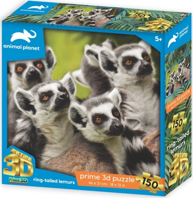 Puzzle 3D lémur – 150 pièces