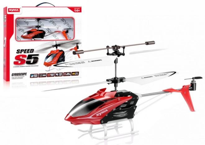 Hélicoptère télécommandé Syma S5 rouge