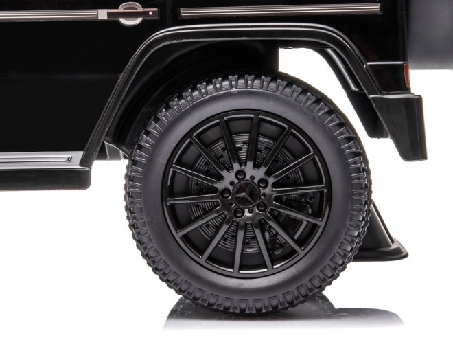 Trotteur Mercedes G-Class noir avec klaxon et son de moteur