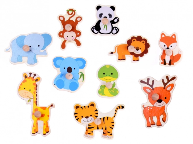Puzzle en bois d'animaux