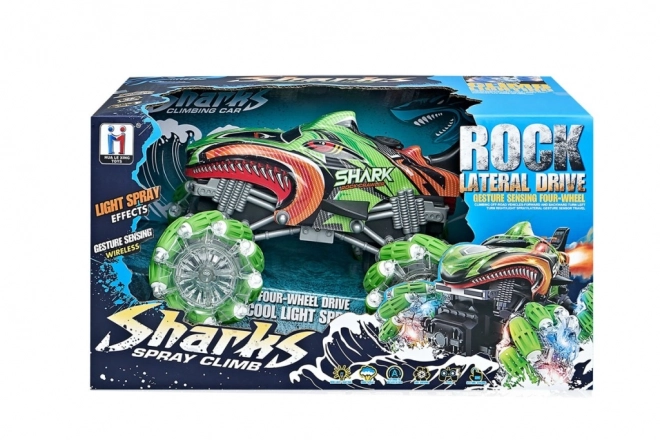 RC voiture requin vert